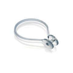 Croydex Clear Button Shower Curtain Ring