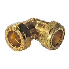 Instantor 22mm x ¾" 315 Elbow Compression Fitting