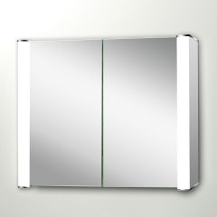 Aurora 800x650mm LED Mirror Cabinet with Demister, Shaver & Sensor