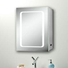 Ophelia 700x500mm LED Mirror Cabinet with Demister, Shaver & Sensor