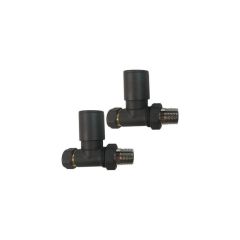 Venato Straight Radiator Valve (Anthracite)