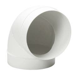 Lindab 150mm PVC 90° Duct Bend Connector