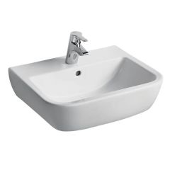 Tempo 50cm 1 Taphole Basin with Overflow