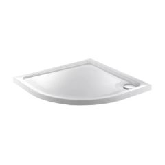 Antislip 45mm High 800mm Quadrant Shower Tray (White)