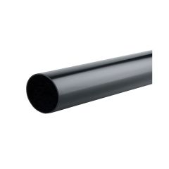 Wavin Roundline Downpipe Black 68mm x 4m