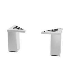 Salgar Attila Leg Set for 3 Drawer Unit 40x100mm Pair (Chrome)