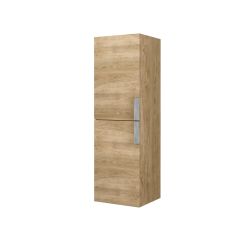 Dublin/Galway 1400mm 2 Door Tall Storage Unit (Natural Oak)